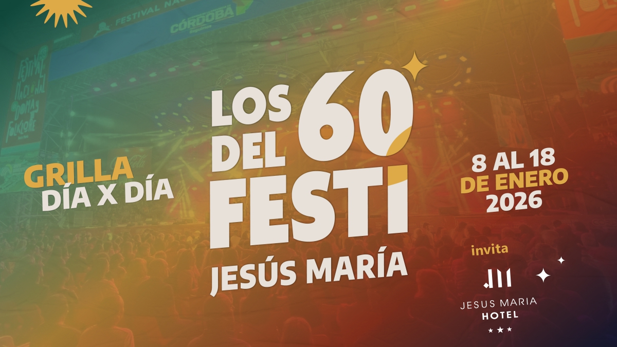 Programa 60° Festival de Doma y Folklore de Jesús María -2026
